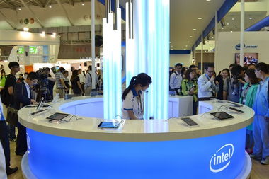 科技的浪潮 intel展台图赏